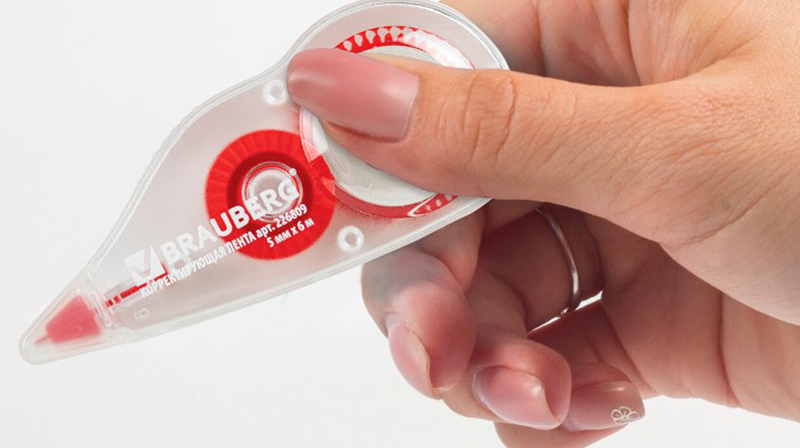 Забудьте об ошибках! Наслаждайтесь идеальными правками с корректирующей лентой