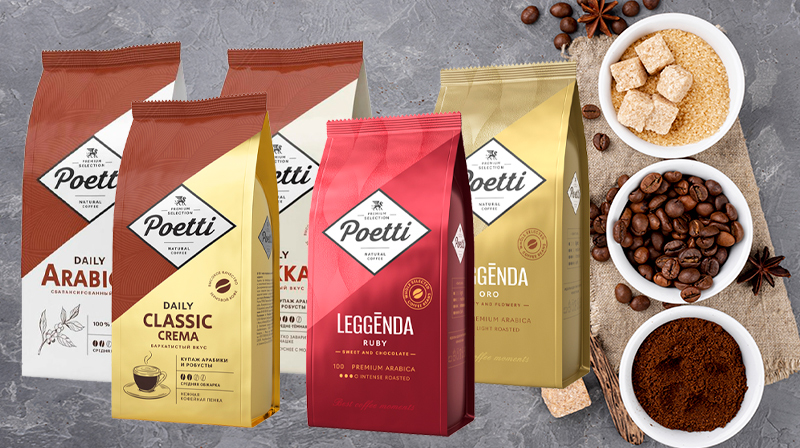 Вдохновляющий вкус Италии в Казахстане — в продаже кофе Poetti!