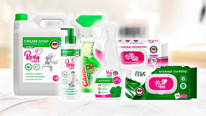 Бытовая химия в ваш офис. Reva Care