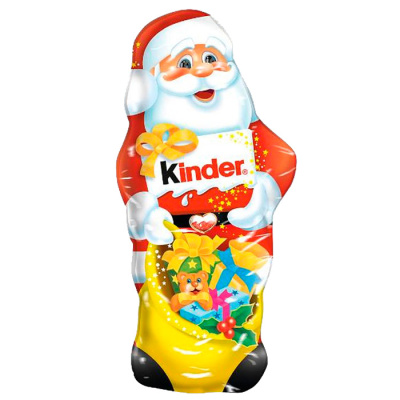 Шоколад фигурный "Kinder", серия "Дед Мороз", 110гр
